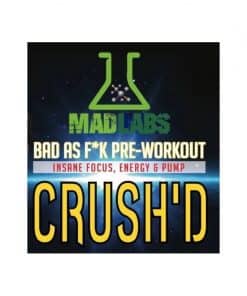 mad labs pre workout crush d dmaa 2