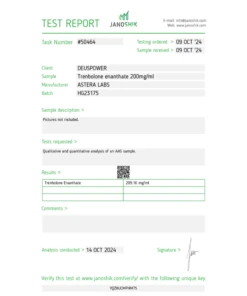 Trenbolone enanthate 200 Test Report 50464 2000x2000h 1