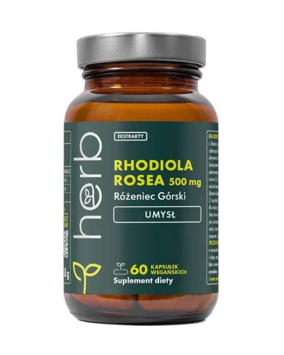 HERB Rhodiola Rosea 500 mg, 60 gélules